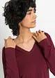 Longshirt med luva, bonprix