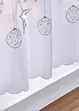Cafégardin med LED-belysning och vintermotiv, bonprix
