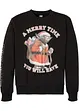 Star Wars-sweatshirt med julmotiv, ledig passform, Star Wars