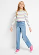 Wide Leg Jeans Mid Waist för barn, bonprix