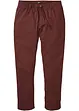 Chinos med linneandel, Regular Fit, Straight, bonprix