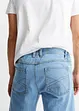 Jeansshorts med töjbar midja Classic Fit, bonprix