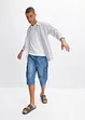 Långa jeansbermudas, Relaxed Fit, bonprix