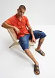 Långa jeansbermudas, Relaxed Fit, bonprix