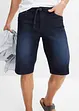 Trikåbermudas med bekvämt snitt och jeanslook, normal passform, bonprix