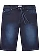 Trikåbermudas med bekvämt snitt och jeanslook, normal passform, bonprix