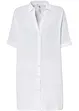 Lång muslinblus i oversizemodell av bomullsmuslin, bonprix
