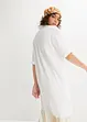 Lång muslinblus i oversizemodell av bomullsmuslin, bonprix