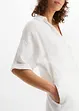 Lång muslinblus i oversizemodell av bomullsmuslin, bonprix