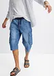 Långa jeansbermudas, Loose Fit, bonprix