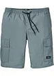 Dra på-bermudas i cargomodell med bekväm snitt, Regular Fit, bonprix