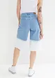 Wide Leg Jeans Bermudas, Mid Waist, Dip Dye, John Baner JEANSWEAR