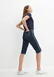 Stretchiga jeansbermudas, Slim Fit, High Waist, bonprix