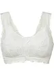 Bralette med framknäppning utan bygel, bonprix