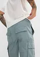 Dra på-bermudas i cargomodell med bekväm snitt, Regular Fit, bonprix