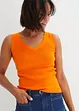 Tunt stickat linne med V-ringning, bonprix