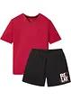 Pyjamas med shorts (2 delar), ekologisk bomull, bonprix
