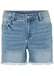 Jeansshorts med medelhög midja, bonprix