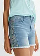 Jeansshorts med medelhög midja, bonprix