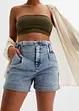 Paperbag-jeansshorts, bonprix