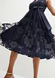 Dirndl med broderi och sammetskjol (2 delar), bonprix