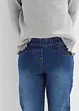Bootcutjeans Mid Waist med resårlinning, bonprix