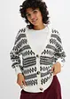Cardigan med norgemönster och knappar, bpc bonprix collection