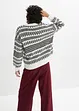 Cardigan med norgemönster och knappar, bpc bonprix collection