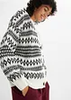 Cardigan med norgemönster och knappar, bpc bonprix collection