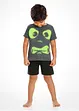 Pyjamas med shorts för barn (2 delar) "GLOW IN THE DARK", bonprix