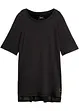 Snabbtorkande sportig lång t-shirt med mesh, bonprix