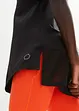 Snabbtorkande sportig lång t-shirt med mesh, bonprix