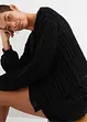 Grovstickad cardigan, croppad, bonprix
