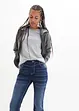 Bootcut Jeans, Mid Waist fodrade, bonprix