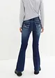 Bootcut Jeans, Mid Waist fodrade, bonprix