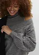 Cold shoulder-tröja, bonprix