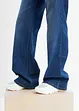 Wide Leg Jeans, Mid Waist med stretch, bonprix