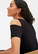 Topp med strassapplikation och cut-outs, BODYFLIRT