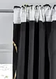 Mörkläggande gardinlängd med glansigt mönster (1-pack) i återvunnen polyester, bonprix