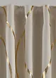 Mörkläggande gardinlängd med glansigt mönster (1-pack) i återvunnen polyester, bonprix