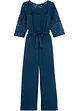 Jumpsuit med spets för barn, bonprix
