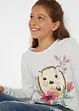 Långärmad topp i ekologisk bomull för barn (2-pack), bonprix
