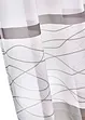 Transparent gardin med tvärränder (1-pack), bonprix
