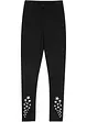 Leggings av elastisk bomullsmix, bonprix