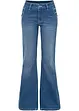Bootcut Jeans Mid Waist, ekologisk bomull, bonprix
