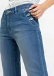 Bootcut Jeans Mid Waist, ekologisk bomull, bonprix