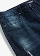 Korta stuprörsjeans med destroyed-detaljer, bonprix