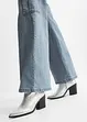 Cargo Jeans Mid Waist, Wide Leg, bonprix