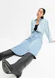 Stretchig jeanskjol, High Waist, bonprix