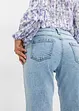 Mom Jeans med strassknappar, bonprix